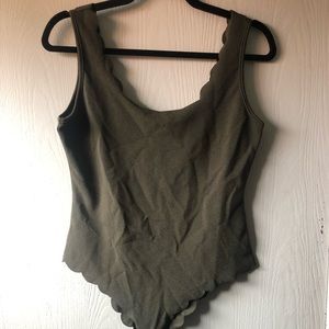Olive Green Bodysuit